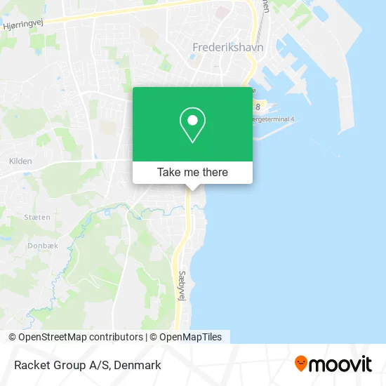 Racket Group A/S map