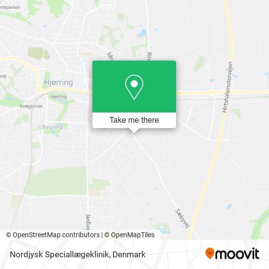 Nordjysk Speciallægeklinik map