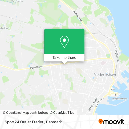 Sport24 Outlet Frederi map