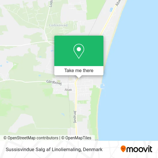 Sussisvindue Salg af Linoliemaling map