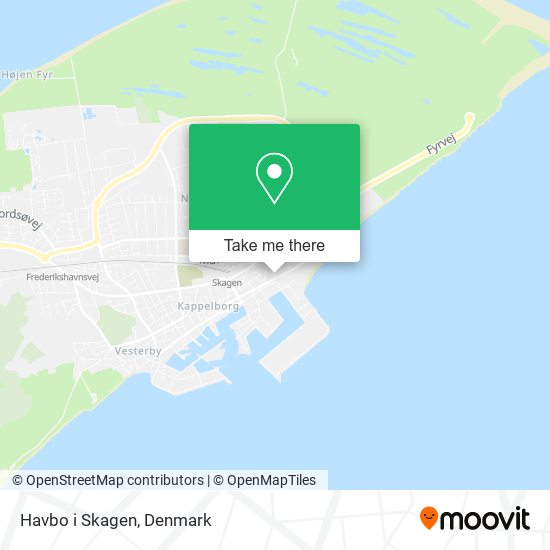 Havbo i Skagen map