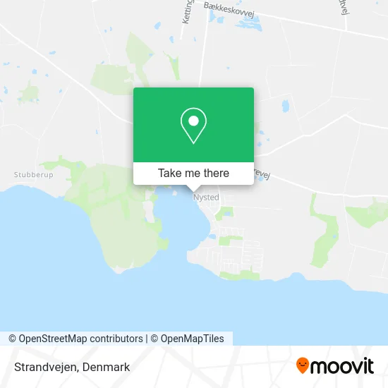 Strandvejen map