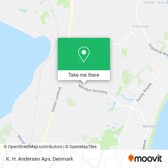 K. H. Andersen Aps map