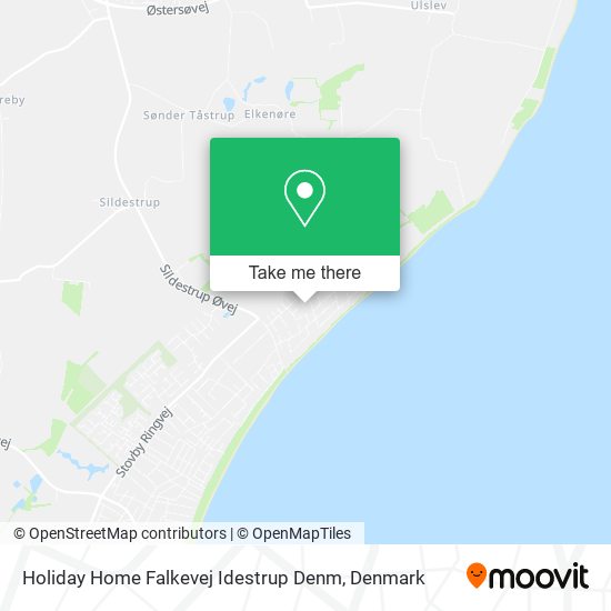 Holiday Home Falkevej Idestrup Denm map
