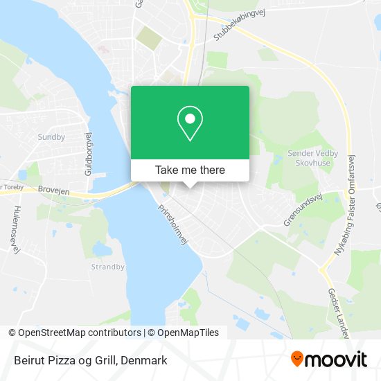 Beirut Pizza og Grill map