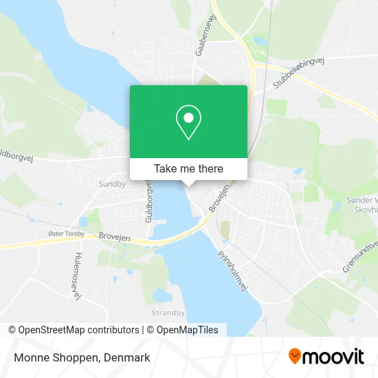 Monne Shoppen map