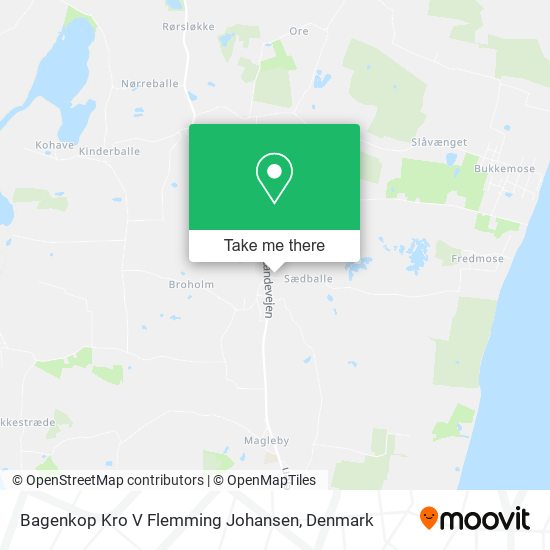 Bagenkop Kro V Flemming Johansen map
