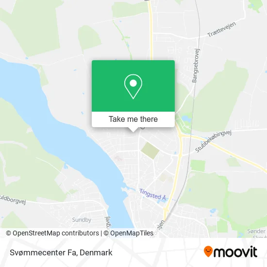 Svømmecenter Fa map