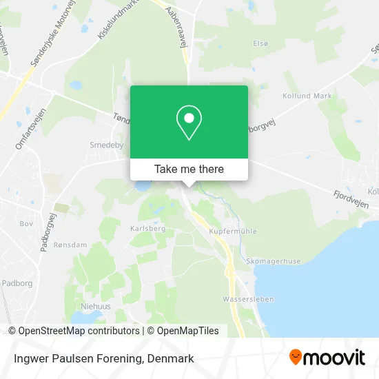 Ingwer Paulsen Forening map