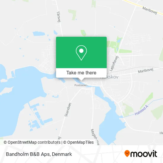 Bandholm B&B Aps map