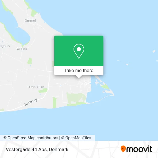 Vestergade 44 Aps map