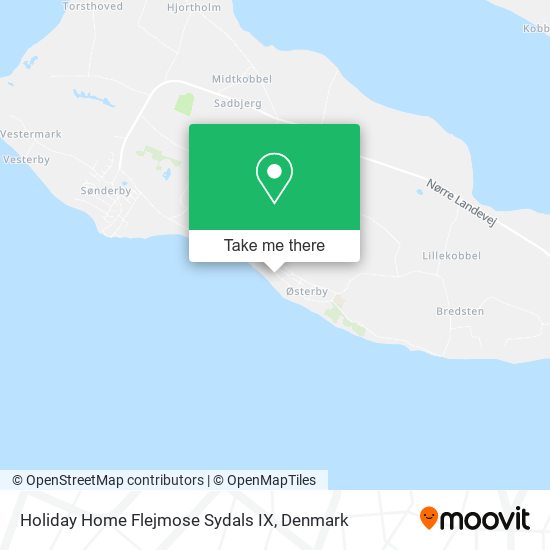 Holiday Home Flejmose Sydals IX map