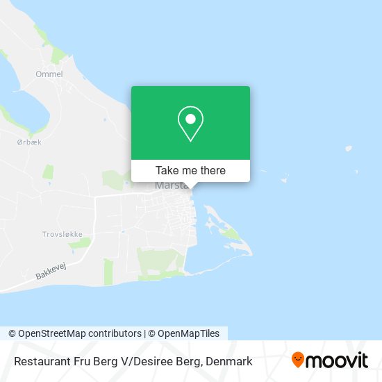 Restaurant Fru Berg V / Desiree Berg map