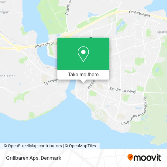 Grillbaren Aps map