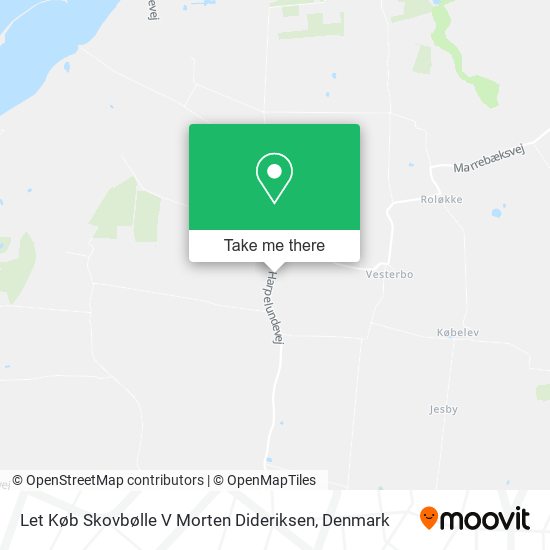 Let Køb Skovbølle V Morten Dideriksen map