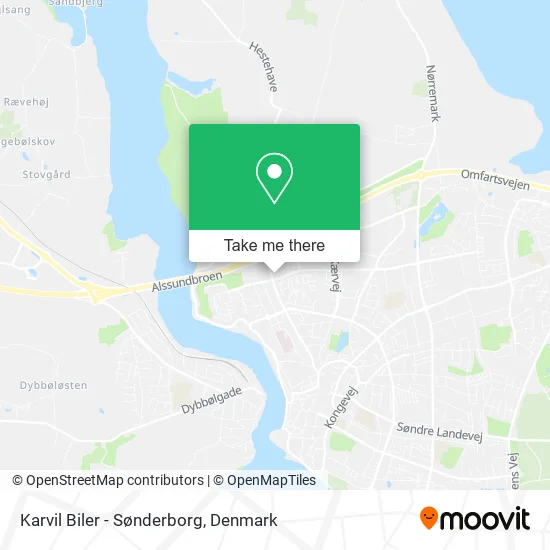 Karvil Biler - Sønderborg map