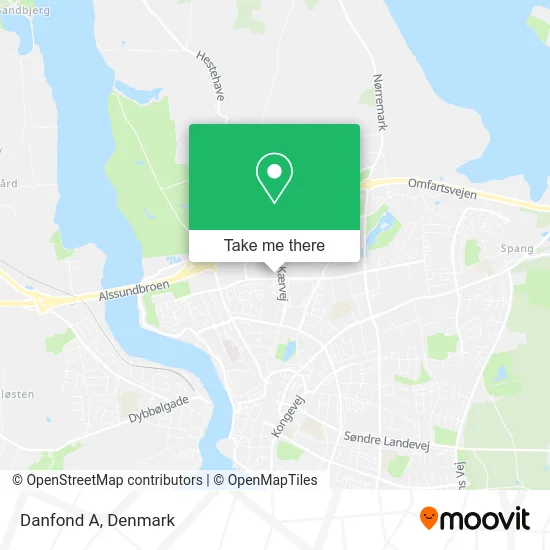 Danfond A map