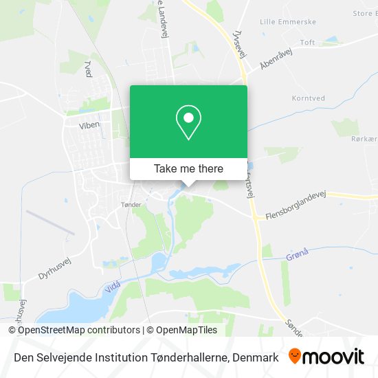 Den Selvejende Institution Tønderhallerne map