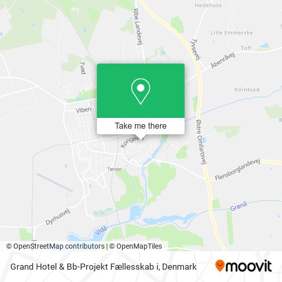 Grand Hotel & Bb-Projekt Fællesskab i map