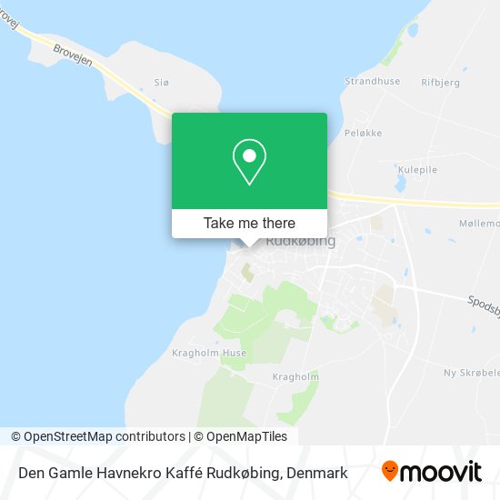 Den Gamle Havnekro Kaffé Rudkøbing map