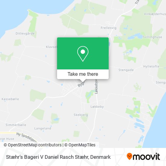 Stæhr's Bageri V Daniel Rasch Stæhr map