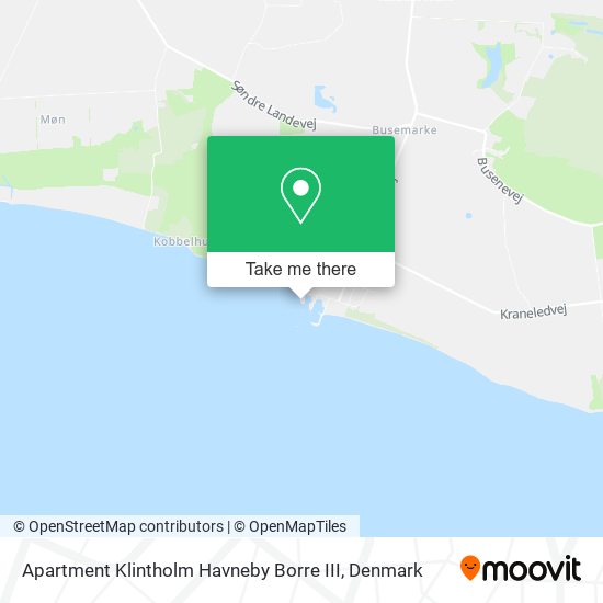 Apartment Klintholm Havneby Borre III map