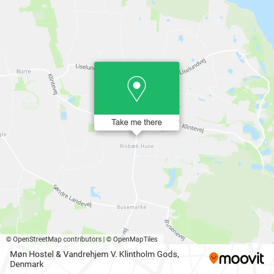 Møn Hostel & Vandrehjem V. Klintholm Gods map