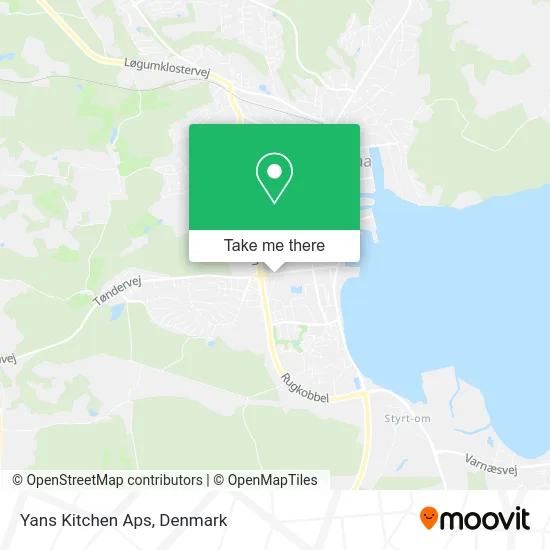 Yans Kitchen Aps map