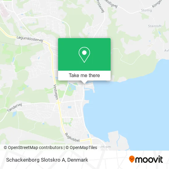 Schackenborg Slotskro A map