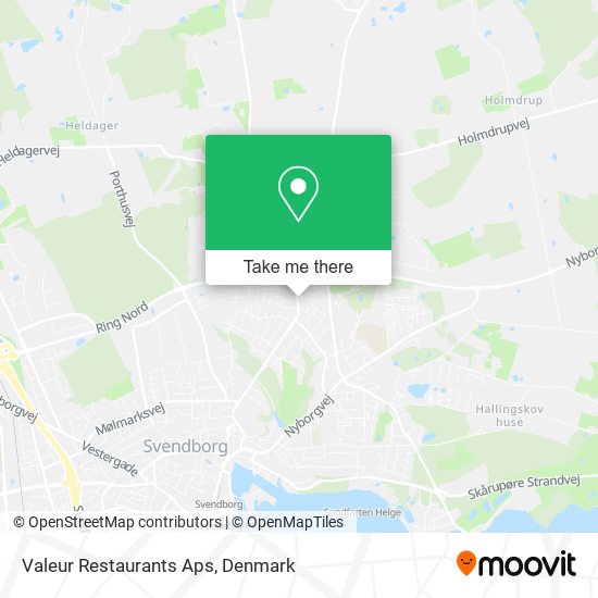 Valeur Restaurants Aps map