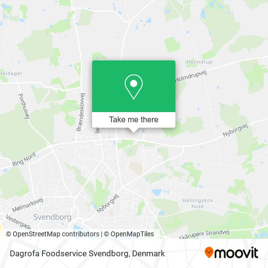 Dagrofa Foodservice Svendborg map