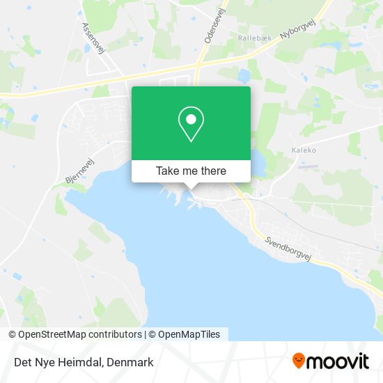 Det Nye Heimdal map