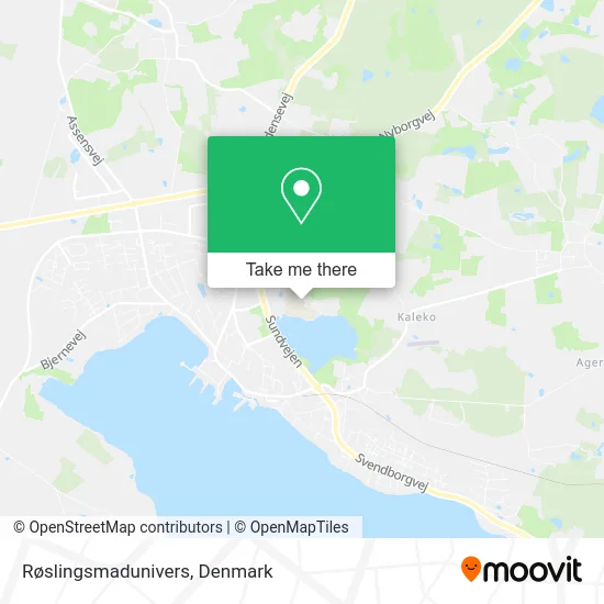 Røslingsmadunivers map