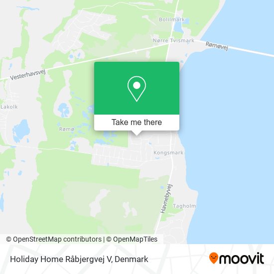 Holiday Home Råbjergvej V map