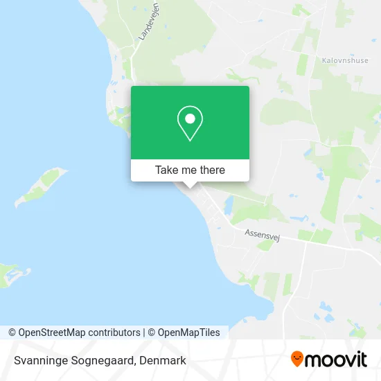 Svanninge Sognegaard map