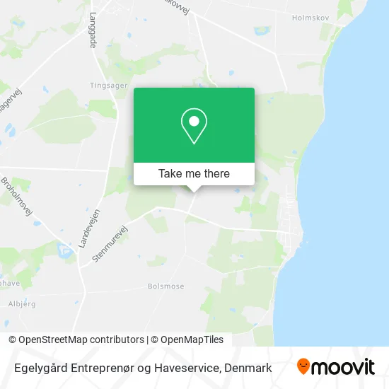 Egelygård Entreprenør og Haveservice map