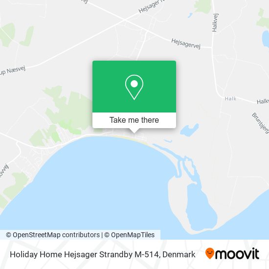Holiday Home Hejsager Strandby M-514 map