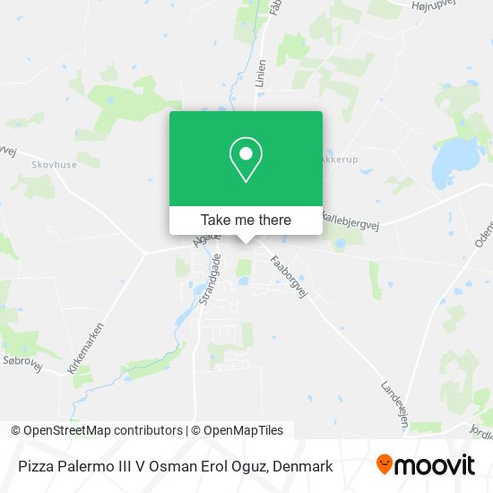 Pizza Palermo III V Osman Erol Oguz map