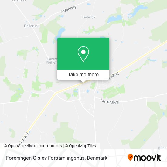 Foreningen Gislev Forsamlingshus map