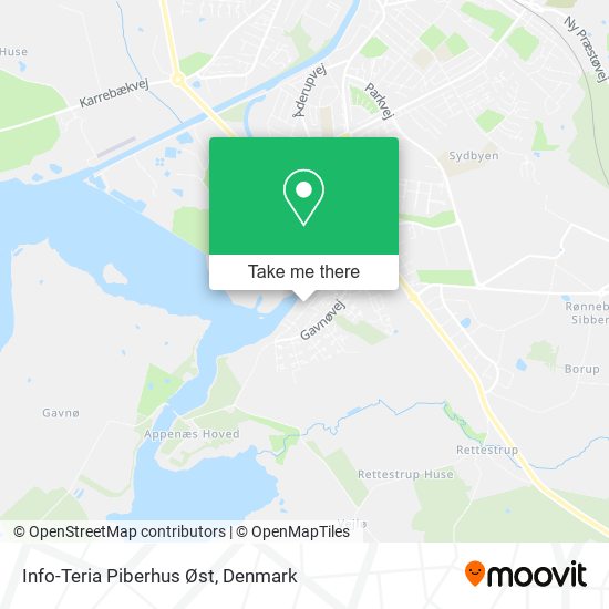 Info-Teria Piberhus Øst map