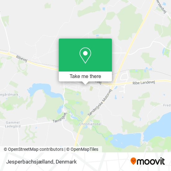 Jesperbachsjælland map