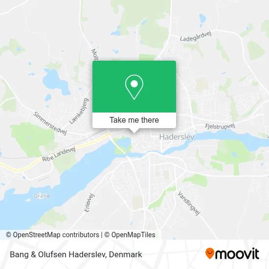 Bang & Olufsen Haderslev map