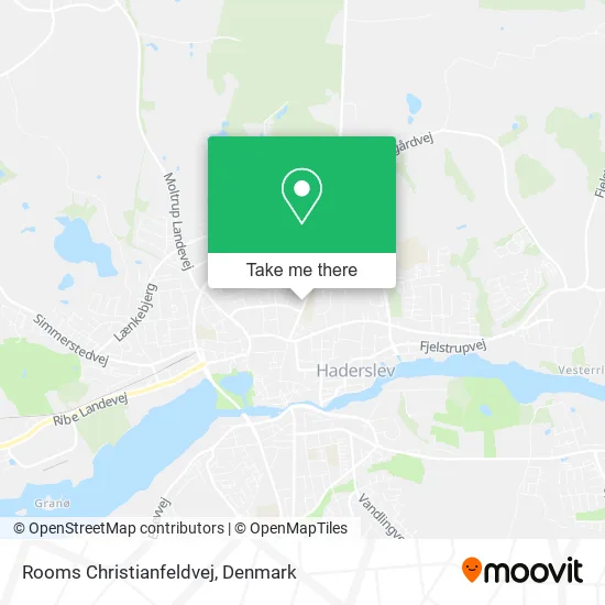 Rooms Christianfeldvej map