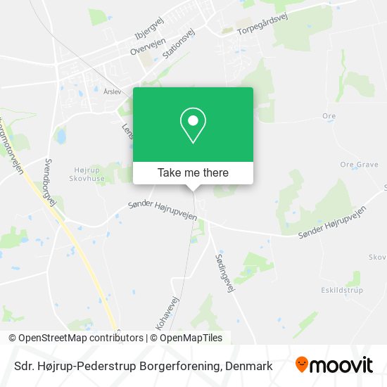 Sdr. Højrup-Pederstrup Borgerforening map