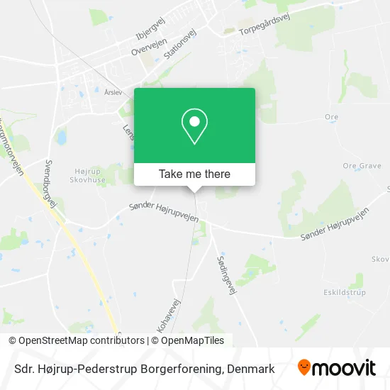 Sdr. Højrup-Pederstrup Borgerforening map