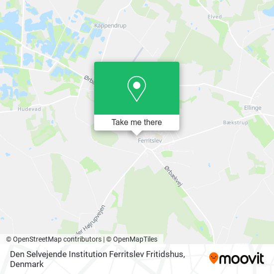 Den Selvejende Institution Ferritslev Fritidshus map