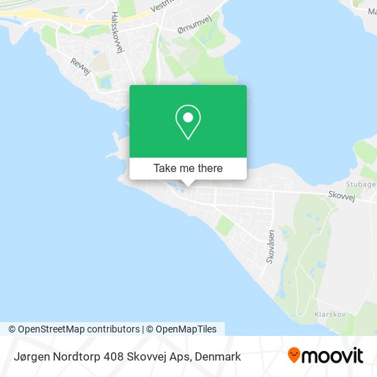 Jørgen Nordtorp 408 Skovvej Aps map