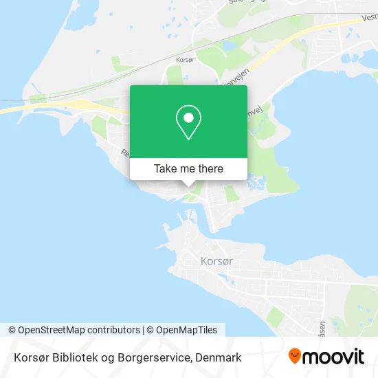 Korsør Bibliotek og Borgerservice map