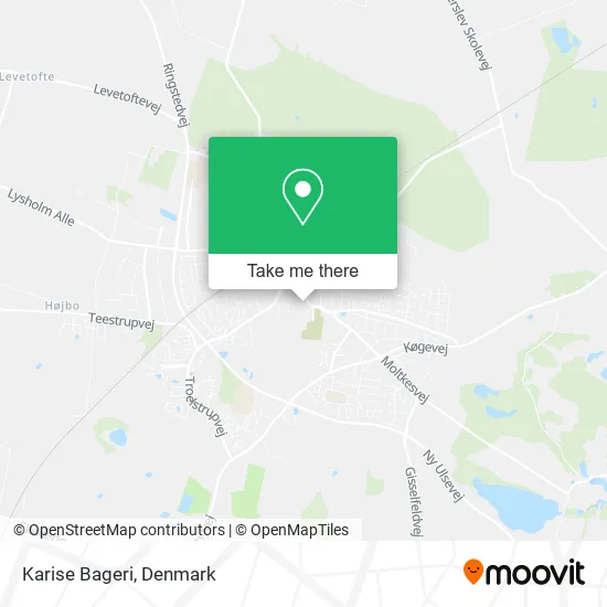 Karise Bageri map