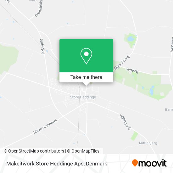 Makeitwork Store Heddinge Aps map